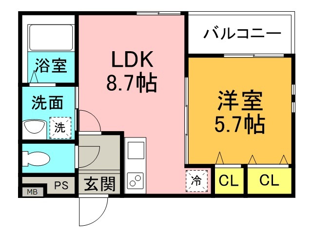 フォルトゥーナ桜の間取り