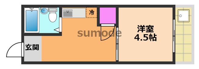 【間取り】 | フロンティアハイツFUJIWARA