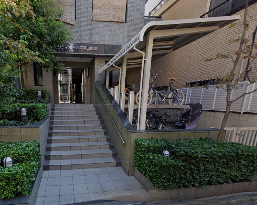 藤和シティホームズ高田馬場のエントランス