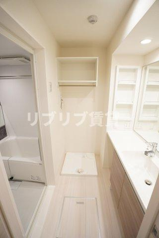 D-ROOM新宿ⅠーBの洗面所