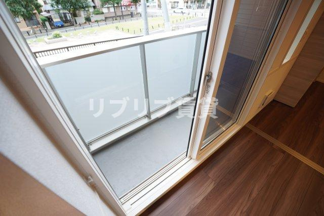 D-ROOM新宿ⅠーBのバルコニー
