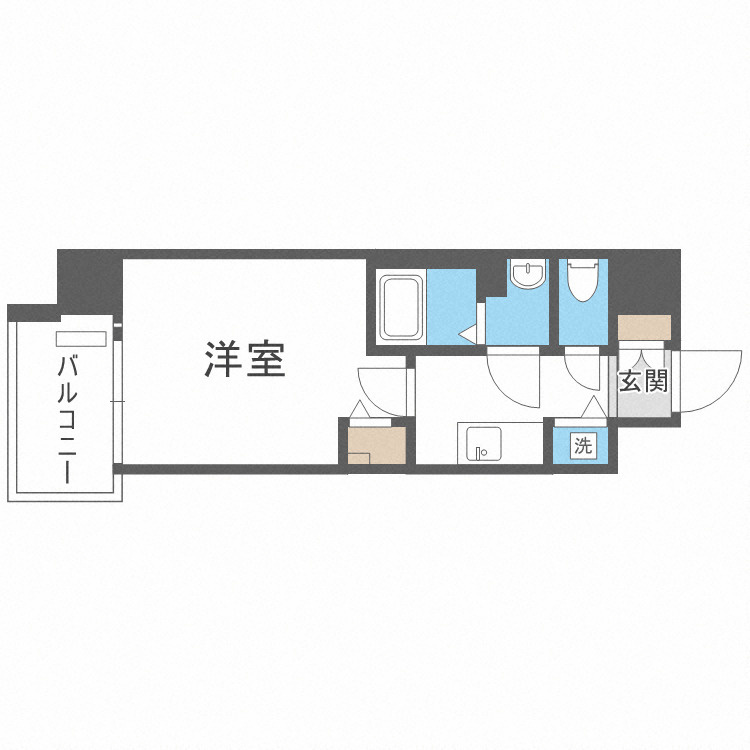 メインステージ新大阪の間取り