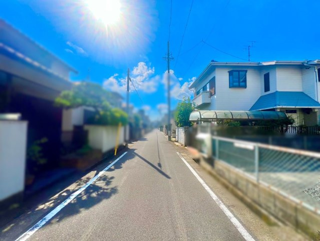千種区西崎町一丁目土地の前面道路含む現地写真
