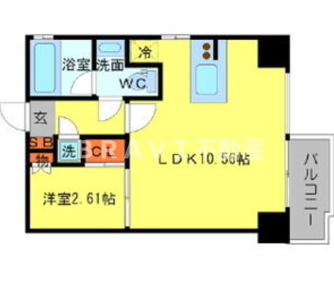 ドリームネオポリス桜ノ宮の間取り