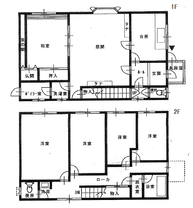  新栄町RC戸建の間取り