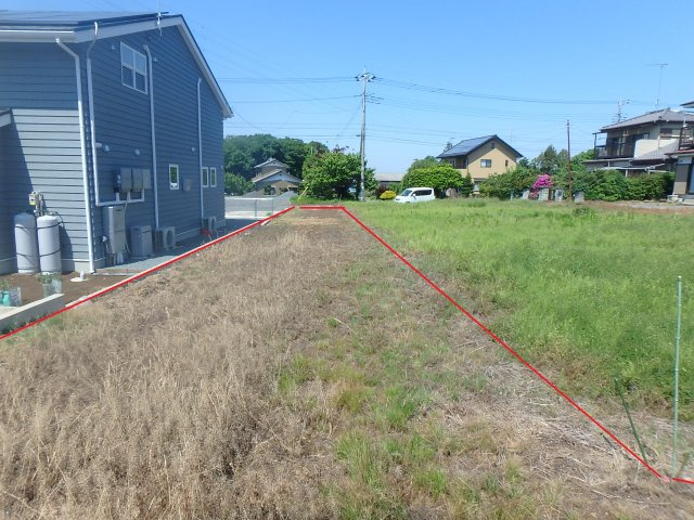 吉田土地　約162坪の外観