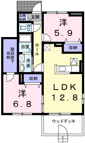 エメラルド雅の間取り