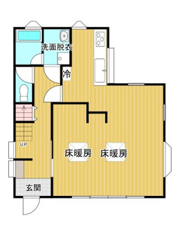【間取り】 | 長渕8丁目中古一戸建て | 1Fの間取り図