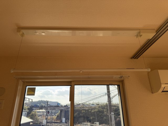中川レジデンスⅡの内装|室内物干し