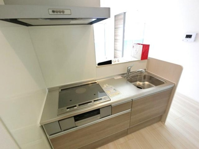 【キッチン】 | エルタウン Ｄ | ＩＨ・蛇口一体型浄水器（別途契約）付き対面キッチン