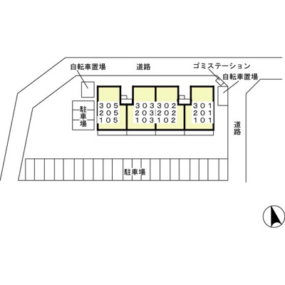 【区画図】 | パルティール･ハイツ Ⅱ