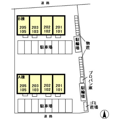 【区画図】 | プランタン Ｂ