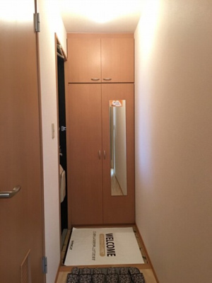 【玄関】 | エルピス Ａ | 鏡付き・トールサイズのシューズボックス