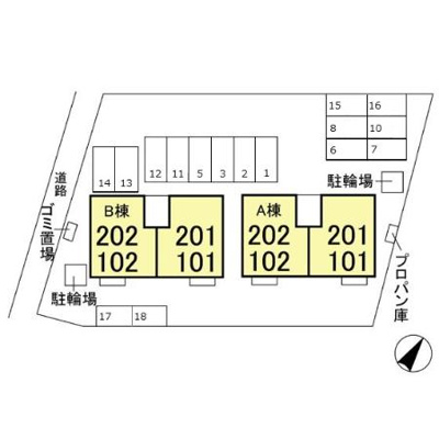 【区画図】 | エルピス Ａ