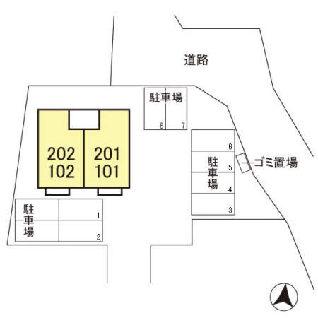 【区画図】 | コーポ一の沢