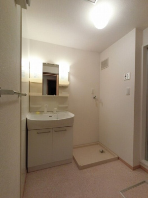 【独立洗面台】 | グランヴェール Ａ | 洗髪洗面化粧台と洗濯機置き場