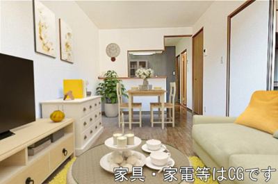  | セジュール松本 Ａ | LDK（※家具・家電等はCGです）