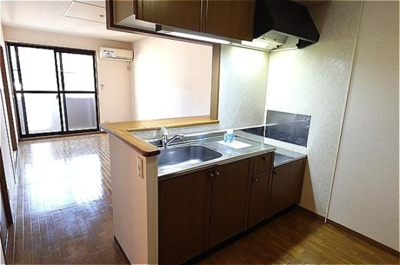 【キッチン】 | セジュール松本 Ａ | 対面キッチン