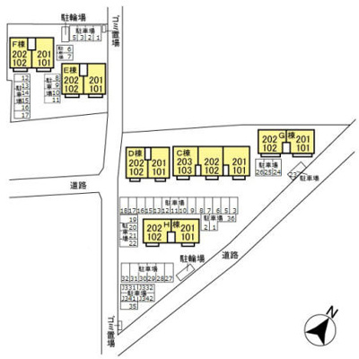 【区画図】 | プラセール Ｆ