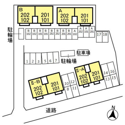 【区画図】 | パストラル Ａ