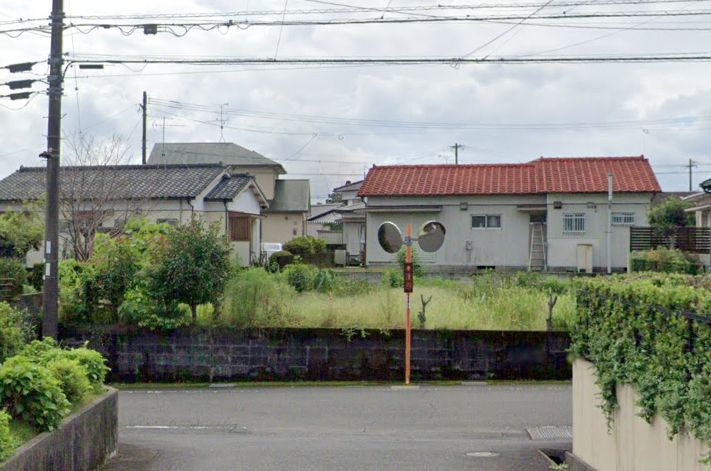 都城市蓑原町の売地の外観