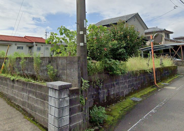 都城市蓑原町の売地の外観