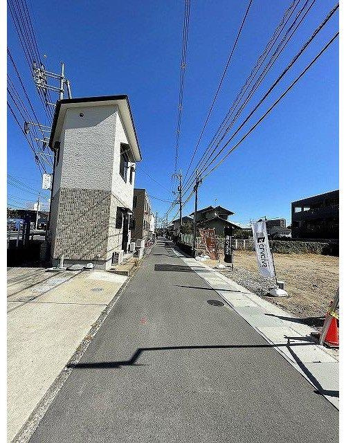 宮内３丁目　土地の前面道路含む現地写真|2023年11月撮影。