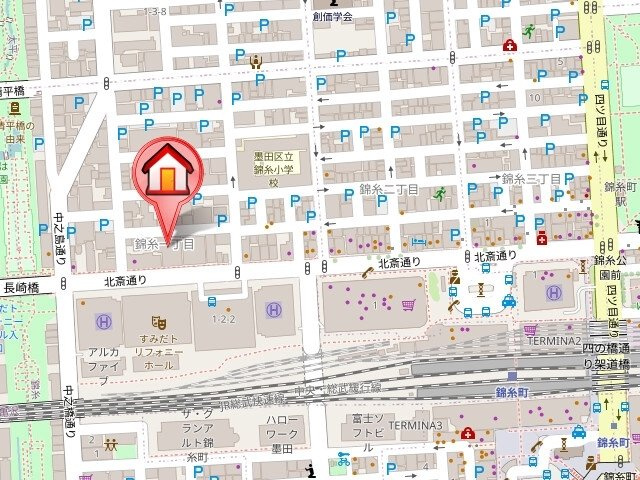 【地図】 | レジディア錦糸町