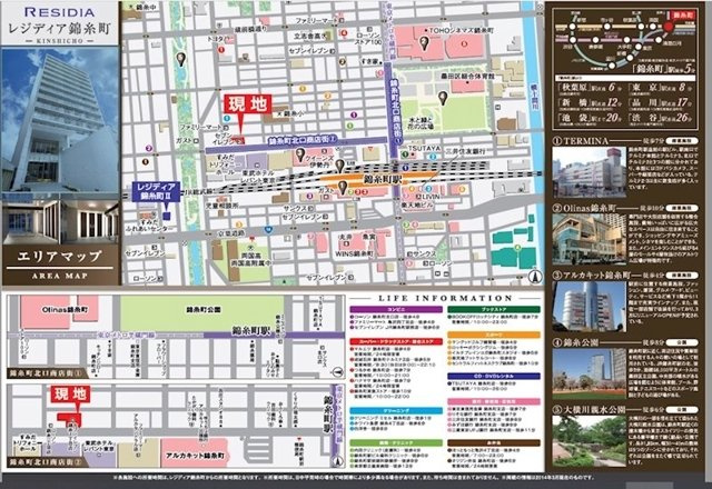 【地図】 | レジディア錦糸町