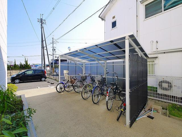 レスポワールⅠ（五条）のその他共用部分|駐輪場