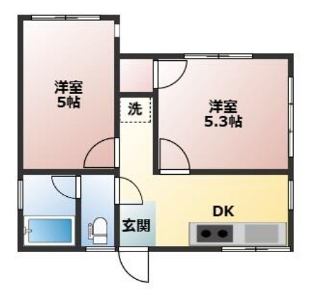 一王山マンションの間取り