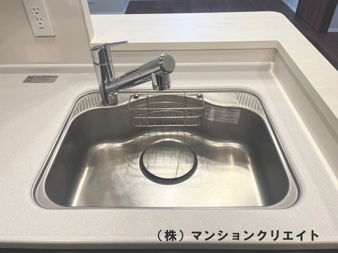 デュオヒルズ福井駅前のキッチン|大型シンク