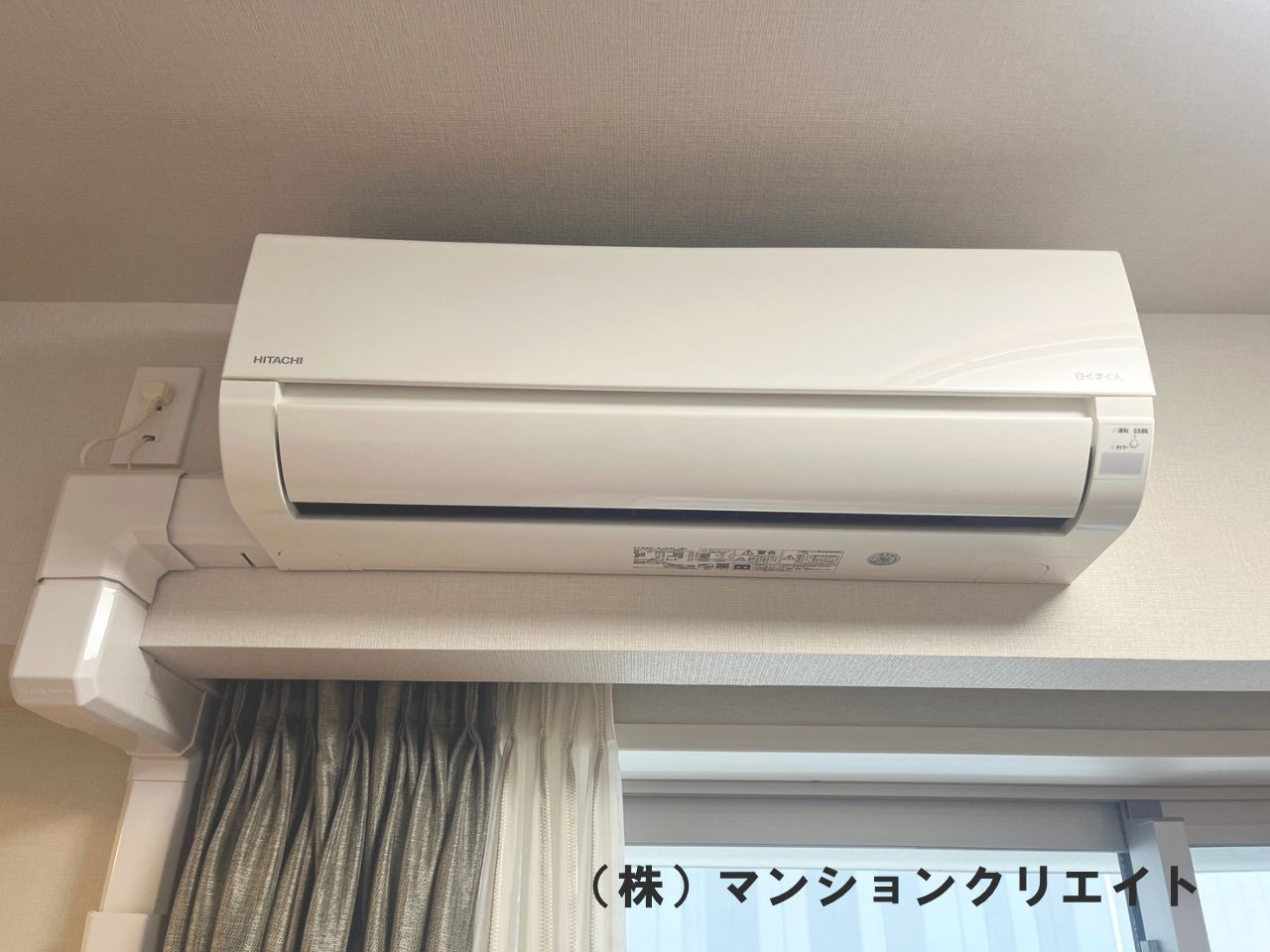 デュオヒルズ福井駅前の冷暖房・空調設備|洋室5.1帖のエアコン