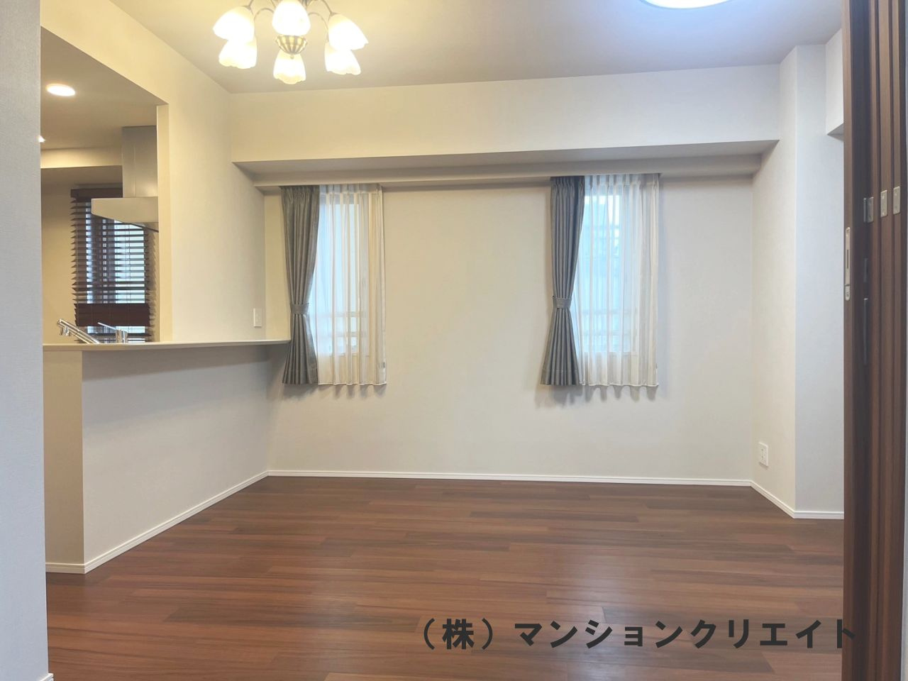 デュオヒルズ福井駅前の居間・リビング|LDK13.8帖