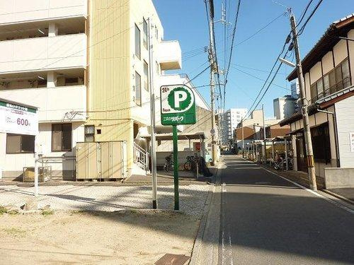 松山市旭町土地の前面道路含む現地写真|西側から撮影