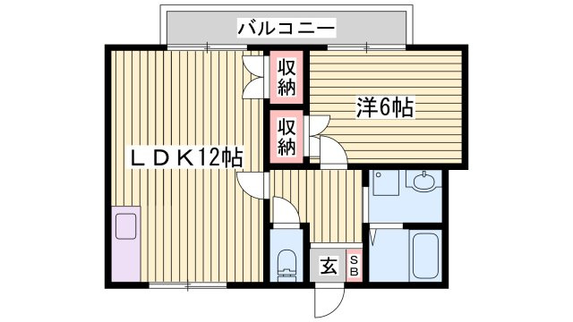 フレグランスリッチⅡの間取り