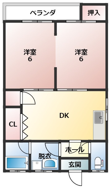 CONOアパートの間取り