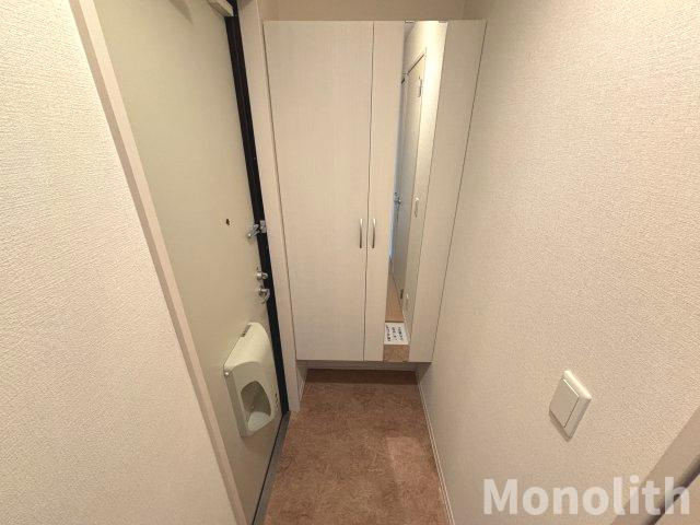 パシオーネB棟の玄関