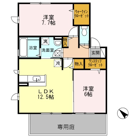 フォレスタ小津の間取り