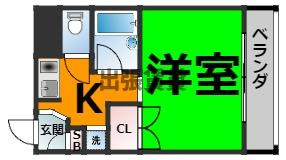 仲介手数料0円！TOWNみやびの間取り