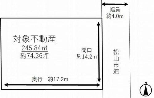福角町土地の土地図