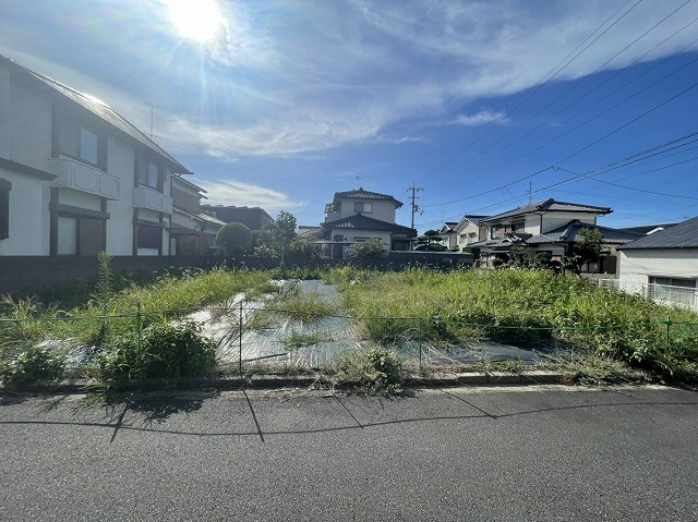 松山市府中土地の外観|東側から撮影しました