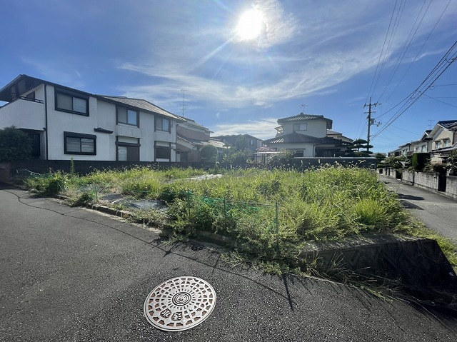 松山市府中土地の外観|北東側から撮影しました