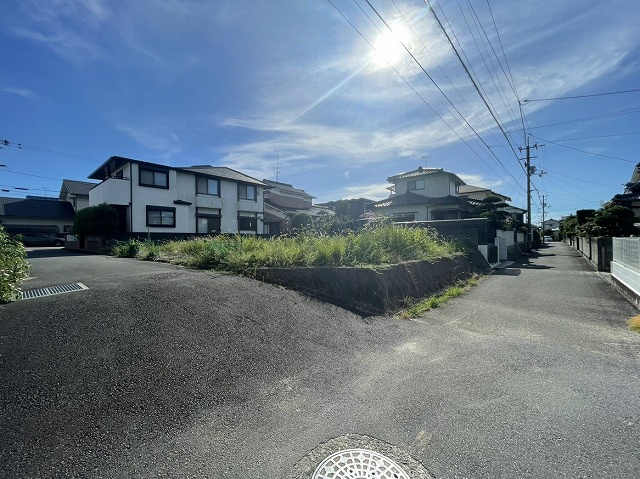 松山市府中土地の外観|北東側撮影しました