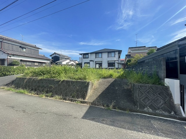 松山市府中土地の外観|北側から撮影しました