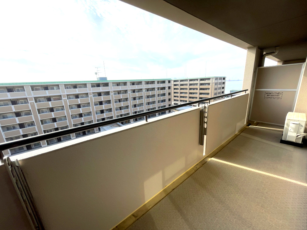 アルファシティ屋島壱番館のバルコニー