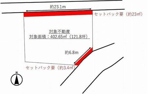 堀江町土地の土地図