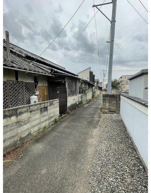 堀江町土地の前面道路含む現地写真