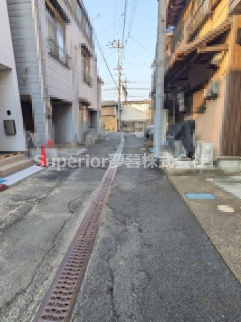 【新築戸建て】大津市島ノ関の前面道路含む現地写真