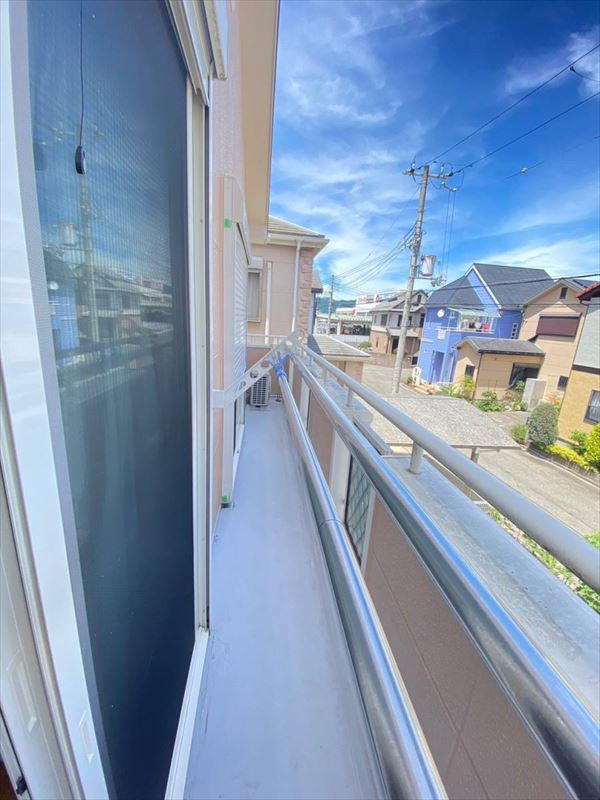 和歌山市吉田中古住宅のバルコニー